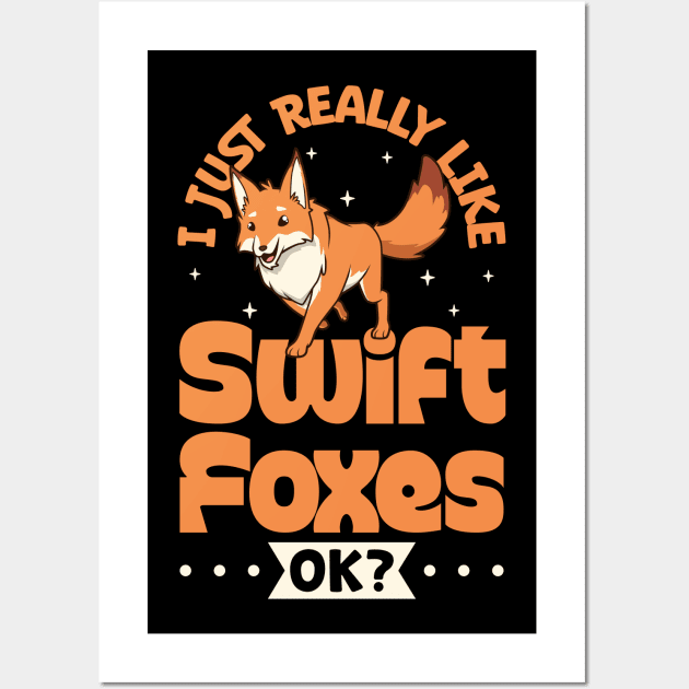 I just really love Swift Foxes - Swift Fox Wall Art by Modern Medieval Design